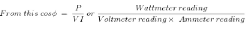 صيغة الفولتمتر
